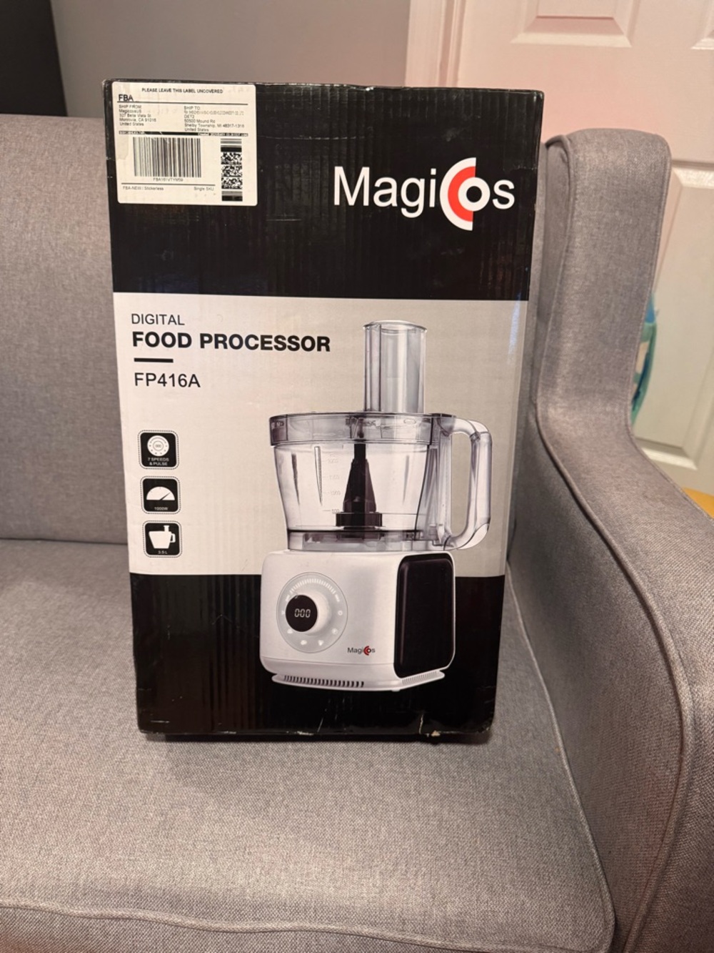 Magicos Digital Food Processor FP416A - White & Black
